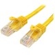 StarTech.com Cable de Red de 7m Amarillo Cat5e Ethernet RJ45 sin Enganches 45PAT7MYL